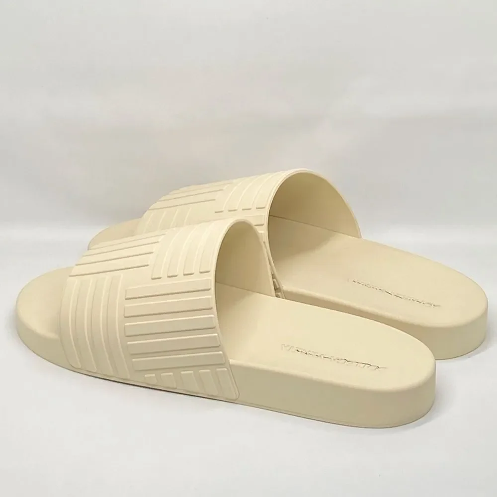 Bottega Veneta Rubber Slide Sandals size 46/us size 13